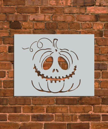 Halloween Scary Pumpkin Stencil - INNOVO Stencils