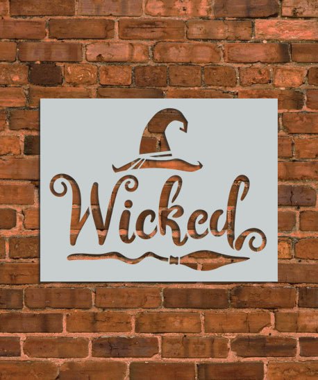 Halloween Wicked Stencil - INNOVO Stencils