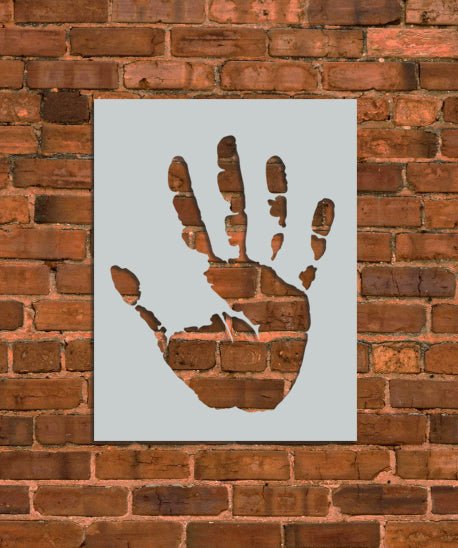 Hand Print Stencil - INNOVO Stencils