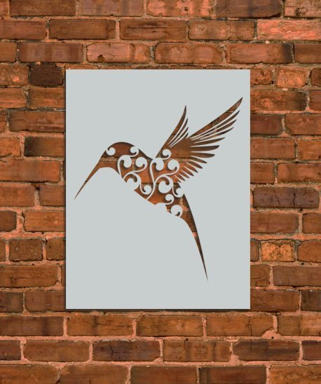 Hummingbird Ornament Stencil - INNOVO Stencils