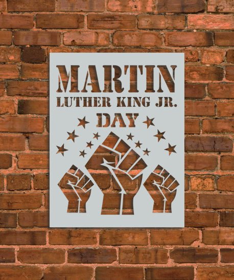 Martin Luther King Jr Day Stencil - INNOVO Stencils