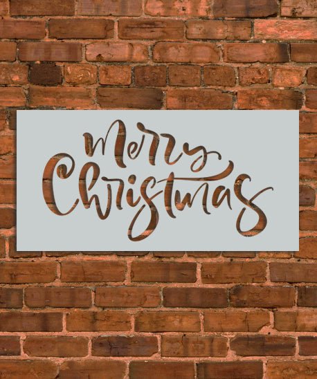 Merry Christmas Deco Stencil - INNOVO Stencils