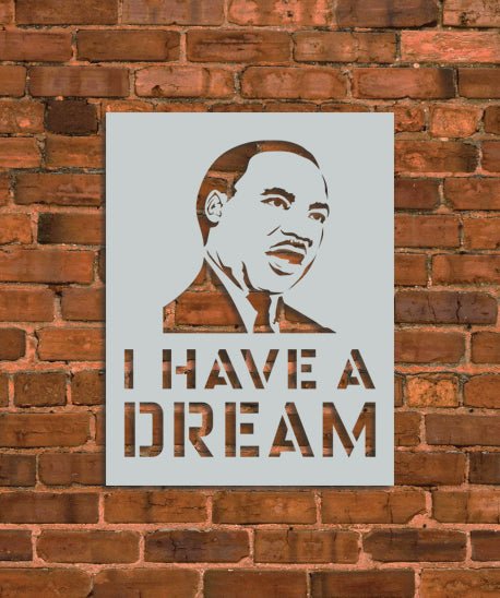 MLK I Have a Dream Stencil - INNOVO Stencils