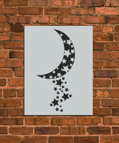 Moon Stars Stencil - INNOVO Stencils